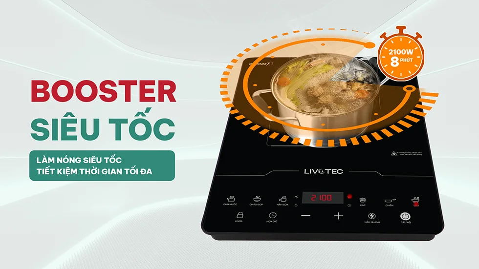 Bếp từ đơn Livotec E-smart LIS-646