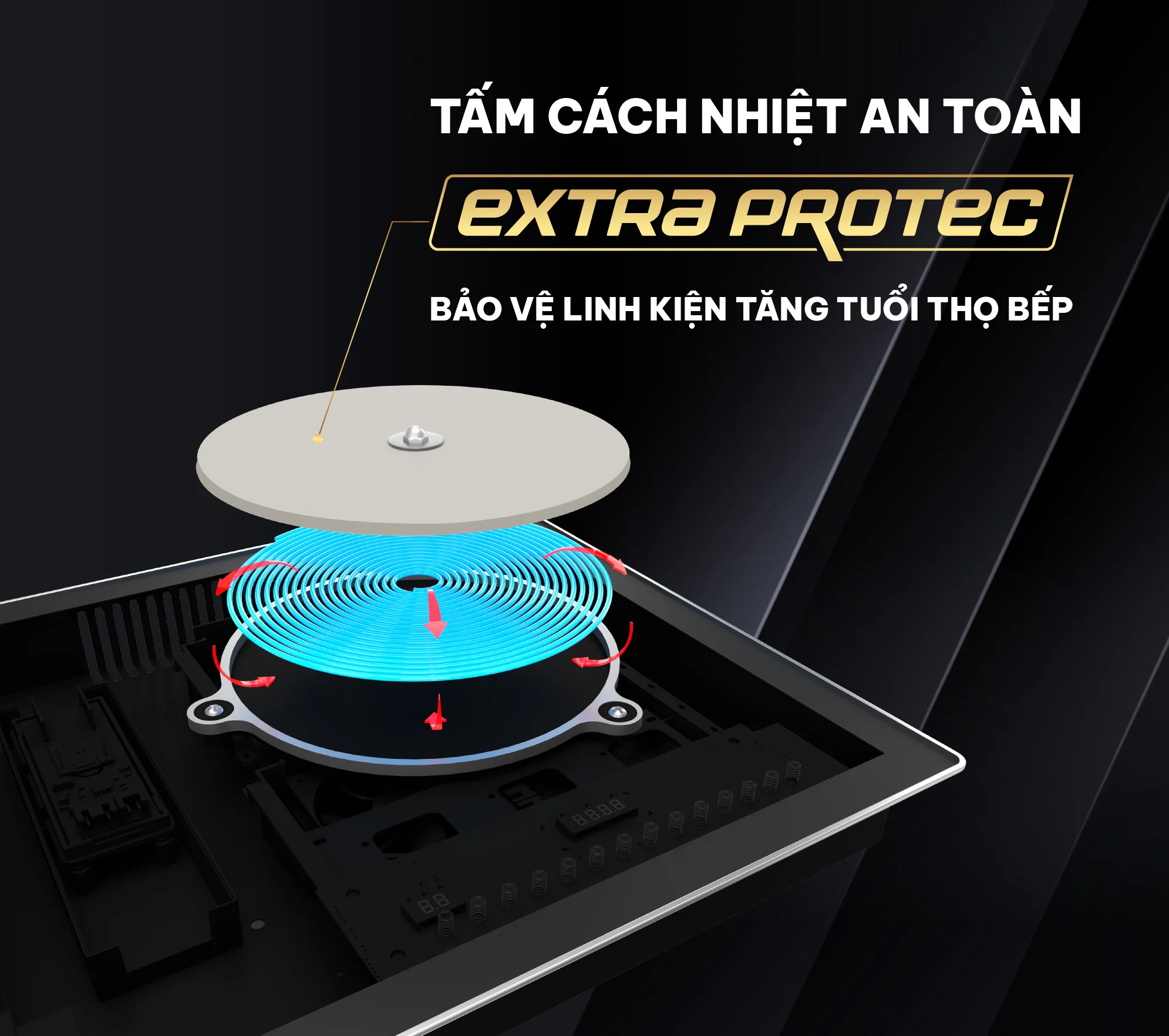 Bếp từ đôi Livotec E-smart LID-998M