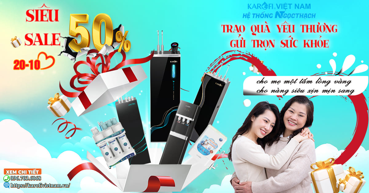 Khuyến mại lớn nhân ngày Phụ Nữ Việt Nam 20/10 - Giảm Giá đến 50% - Quà Siêu HOT