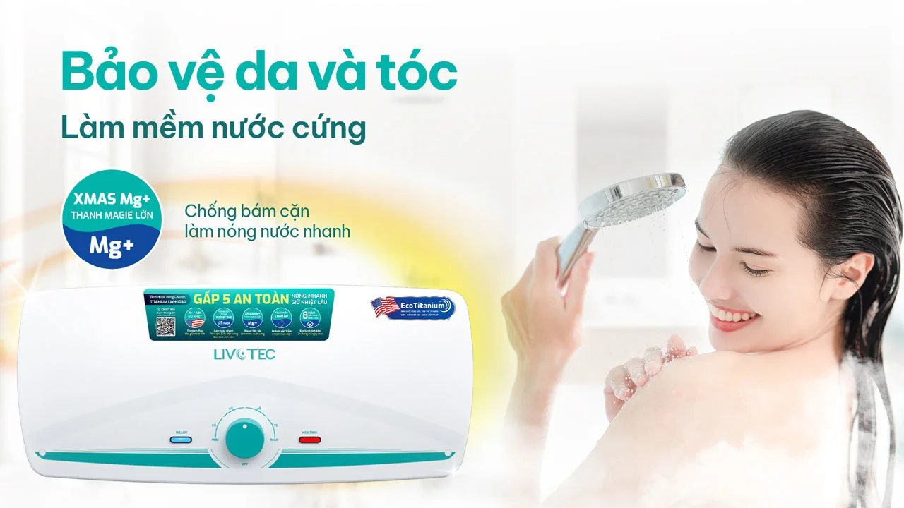 Bình nước nóng gián tiếp 30L Livotec LWH-ID30
