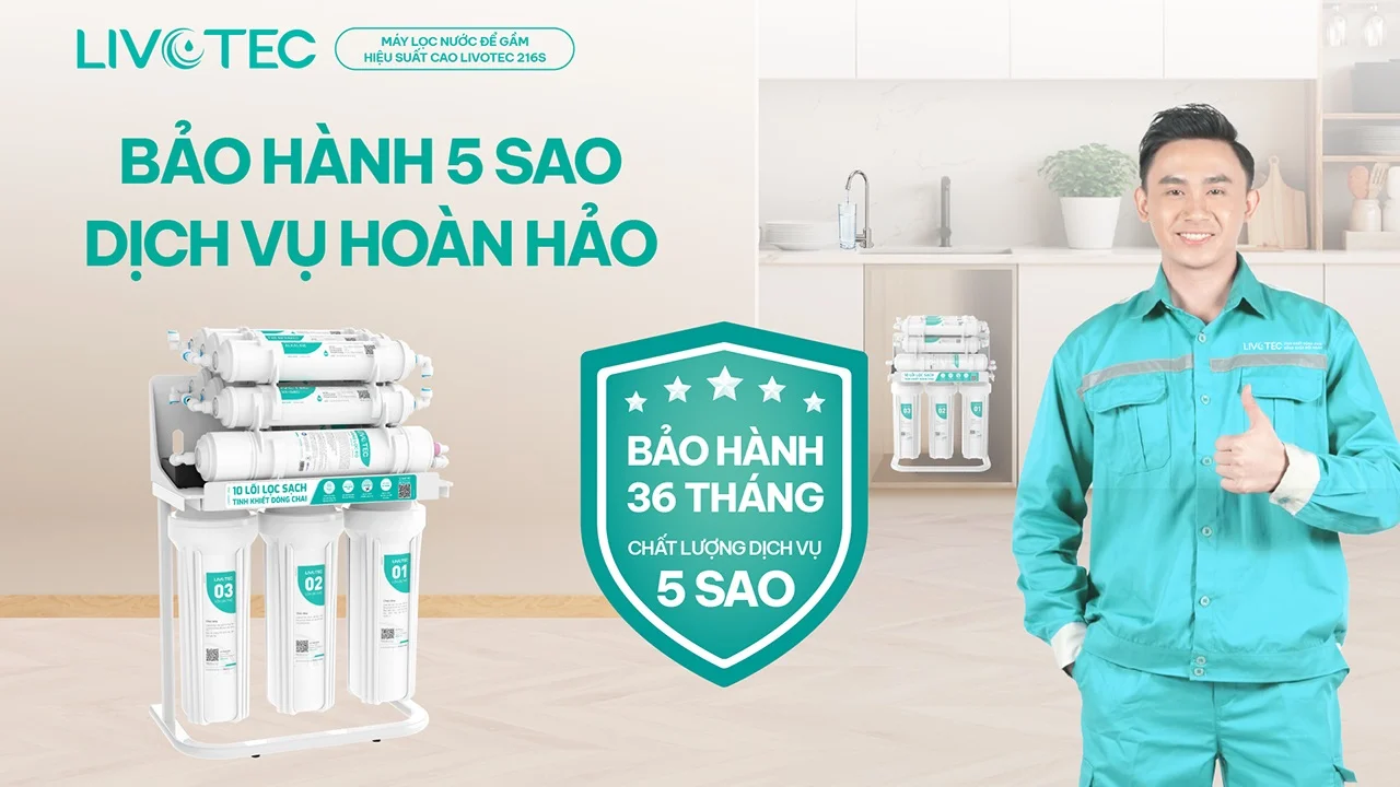 Máy lọc nước RO Livotec 216S