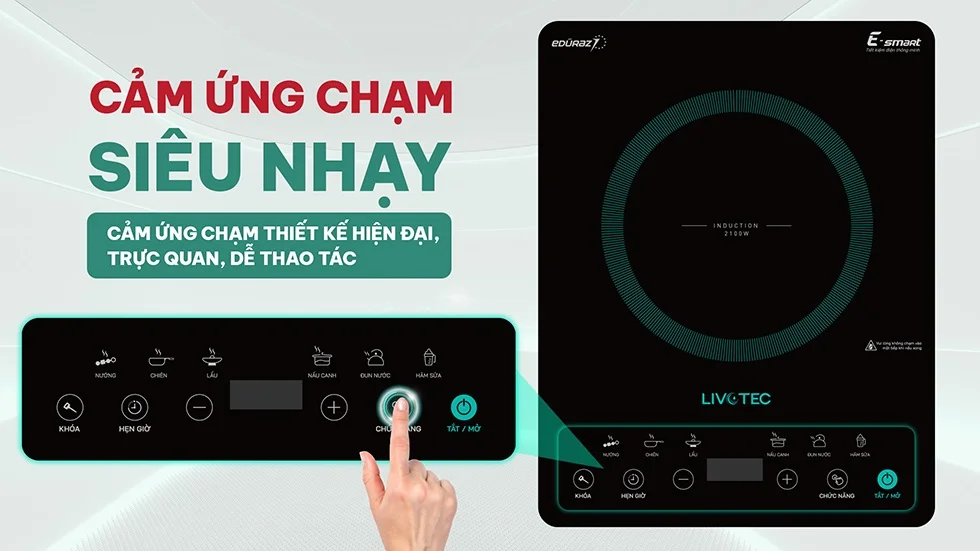Bếp từ đơn Livotec E-smart LIS-636