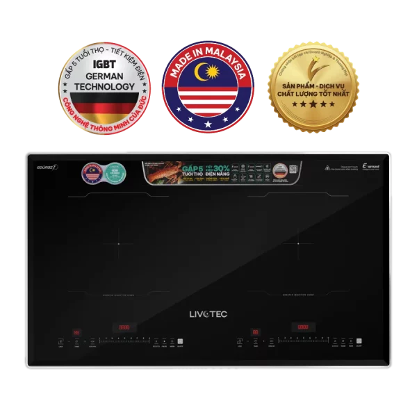 Bếp từ đôi Livotec E-smart LID-990M