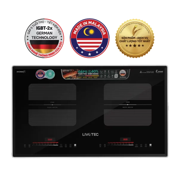 Bếp từ đôi Livotec E-Smart LID-999M