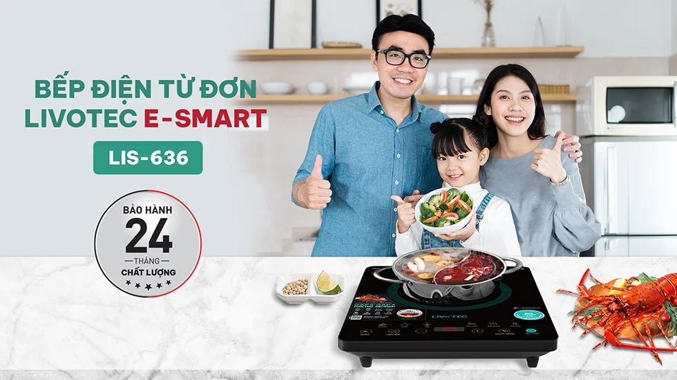 Bếp từ đơn Livotec E-smart LIS-636
