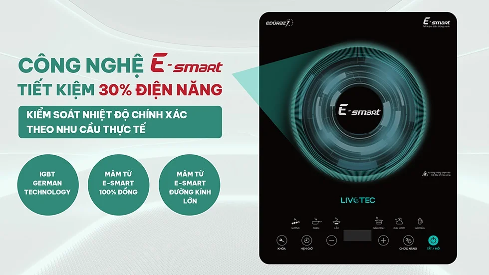 Bếp từ đơn Livotec E-smart LIS-636