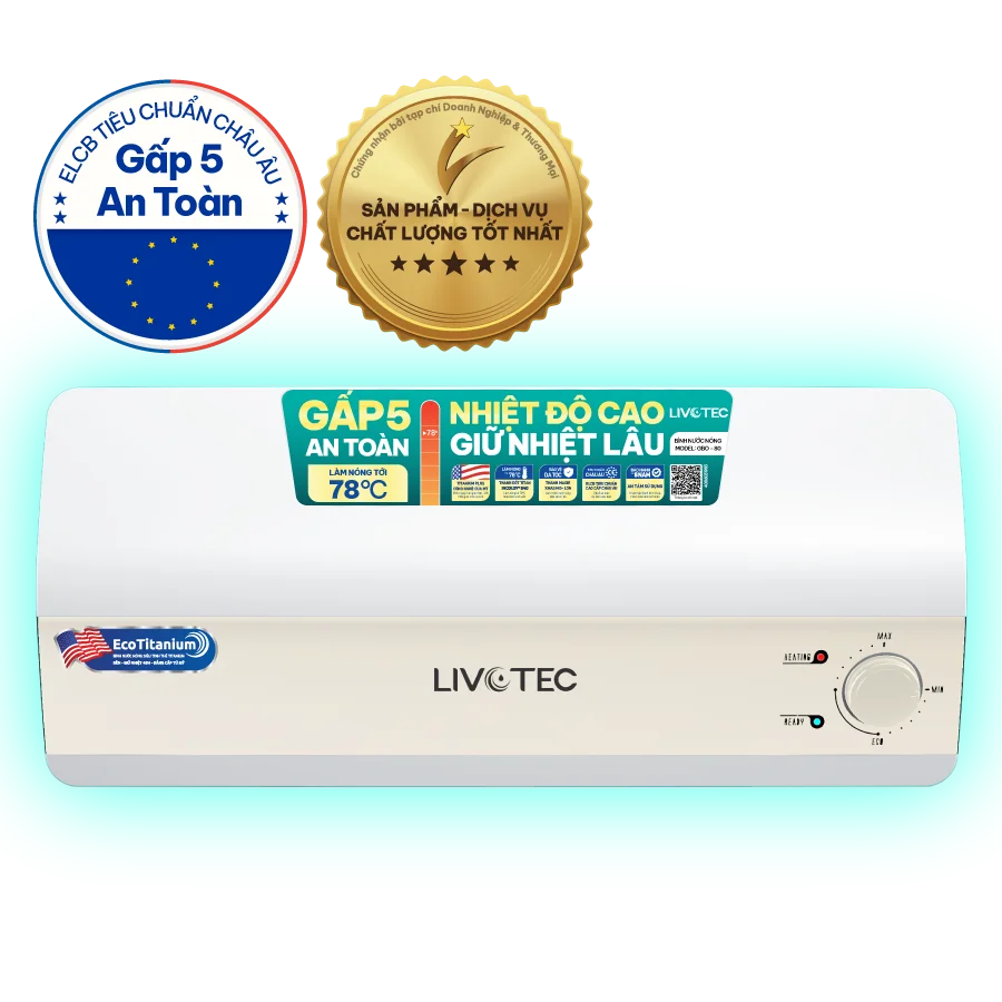 Bình nước nóng gián tiếp Livotec LWH-I20A25 - Hình ảnh 3