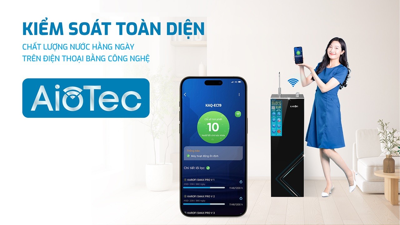 Máy lọc nước RO Karofi KAQ-EC19