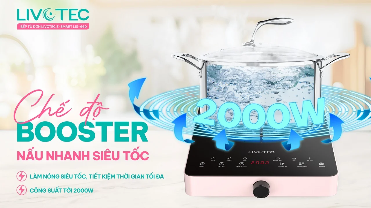 Bếp từ đơn Livotec E-Smart LIS-660