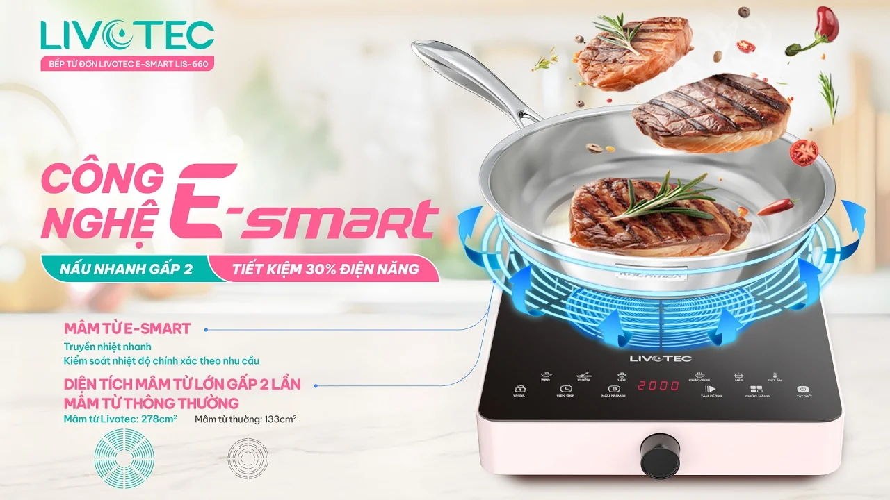 Bếp từ đơn Livotec E-Smart LIS-660