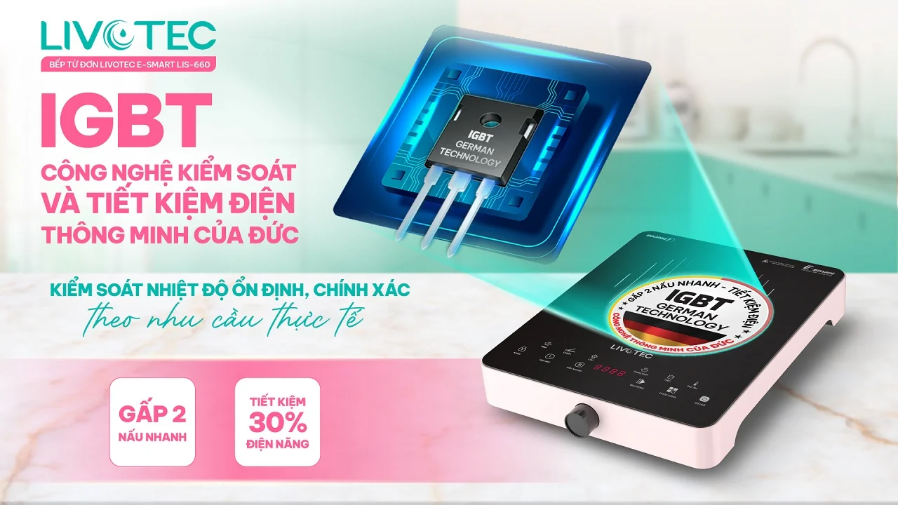 Bếp từ đơn Livotec E-Smart LIS-660