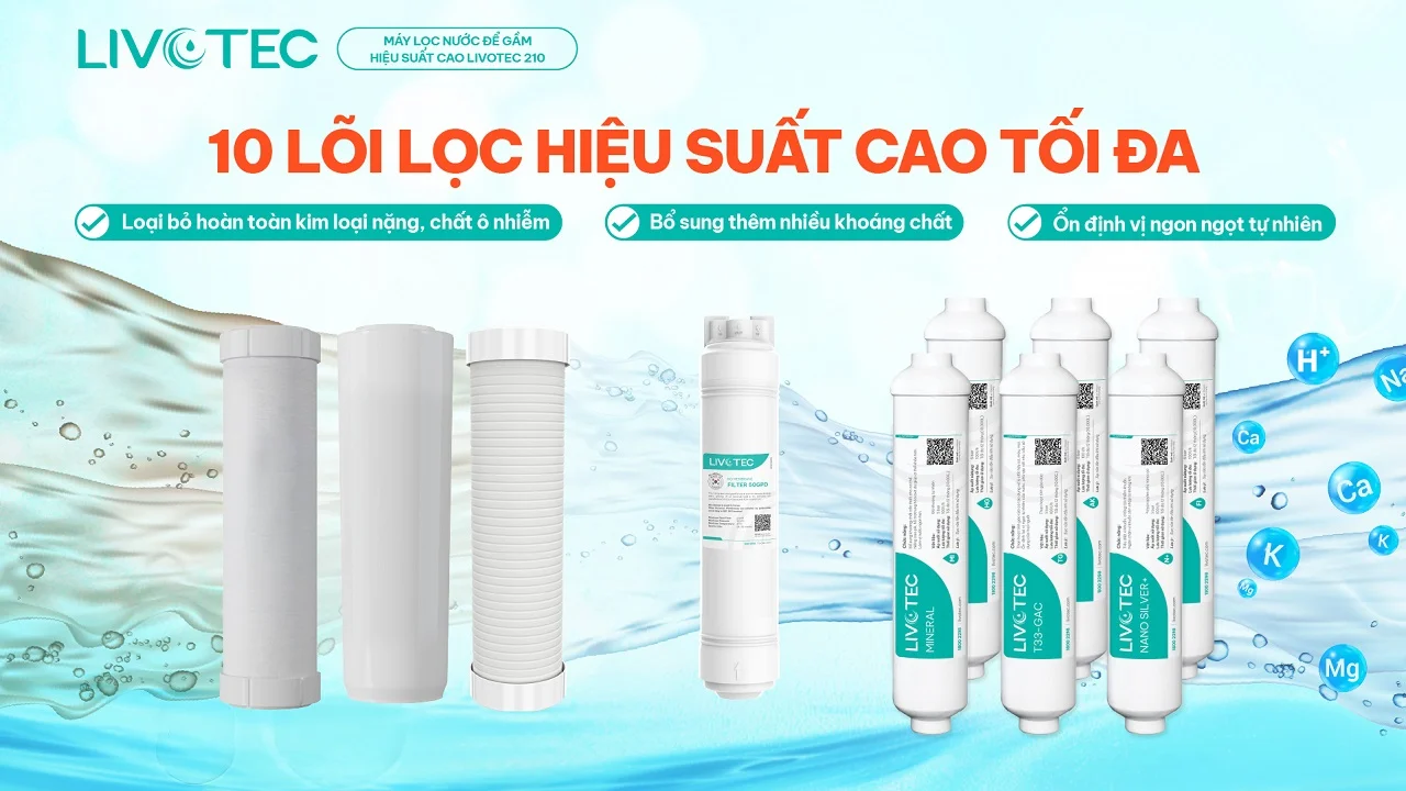 Máy lọc nước RO Livotec 210