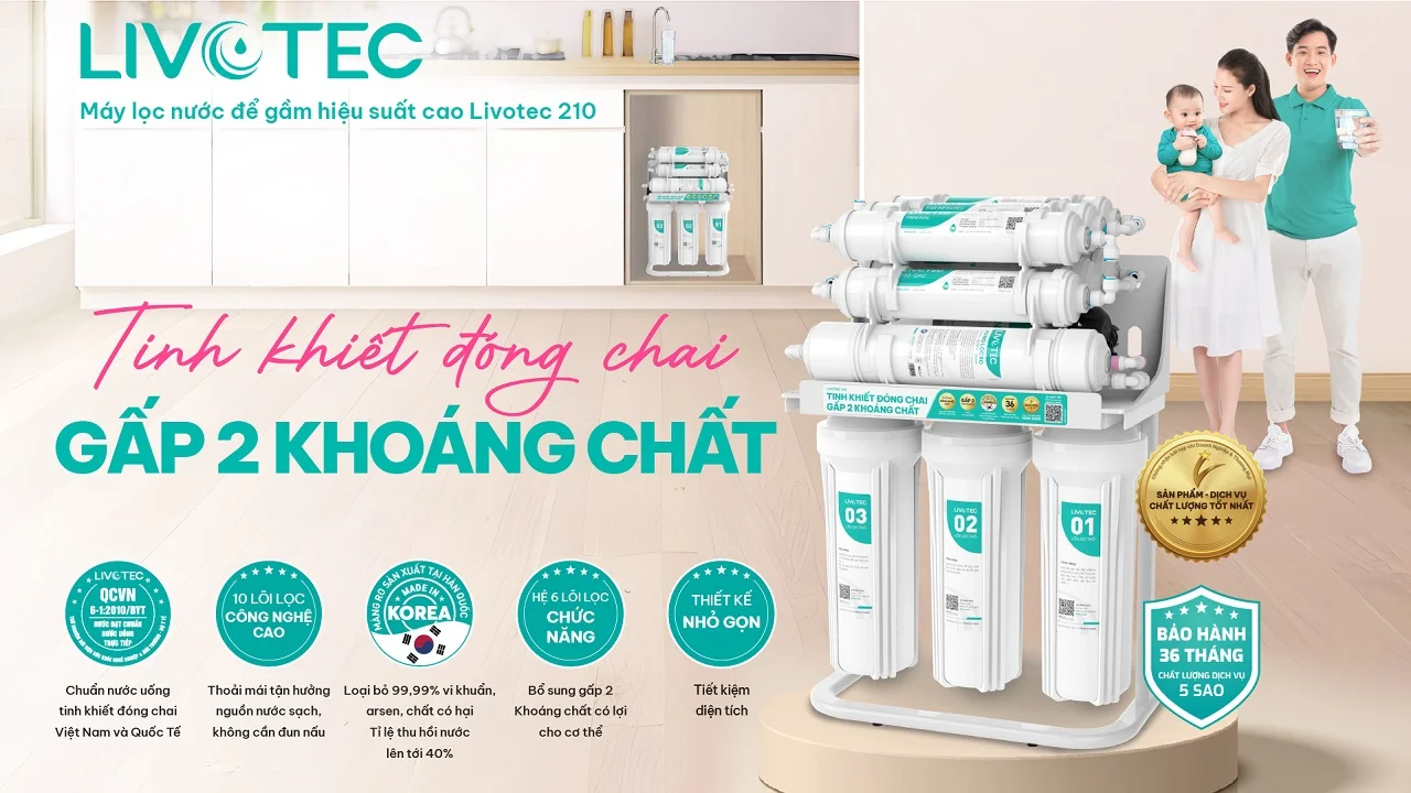 Máy lọc nước RO Livotec 210