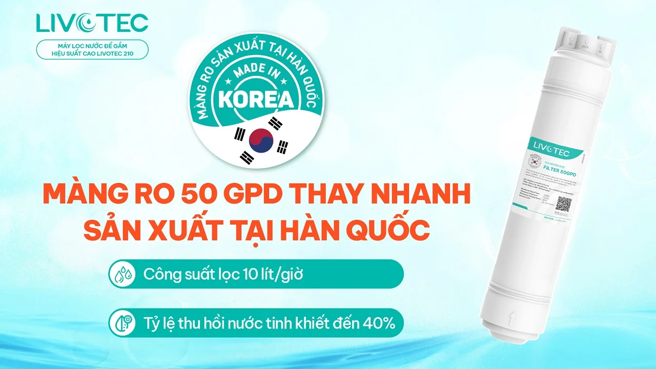 Máy lọc nước RO Livotec 210