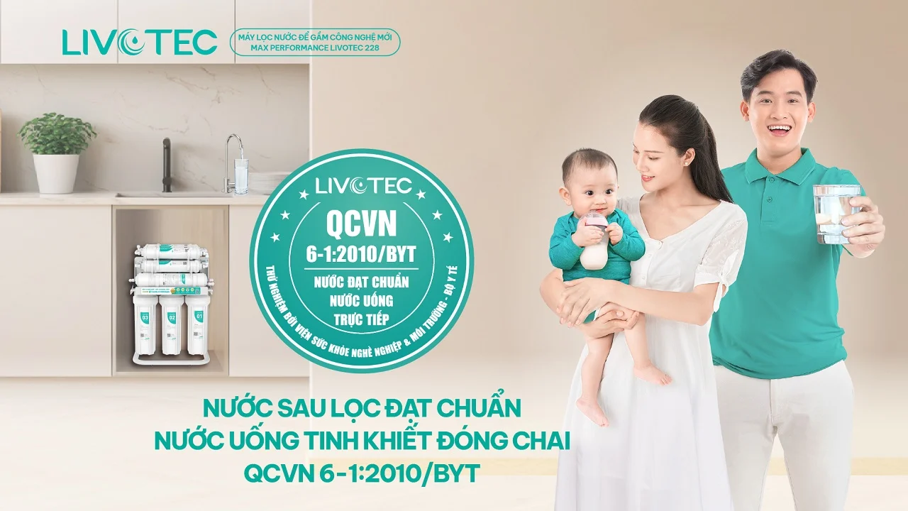 Máy lọc nước để gầm Livotec 228