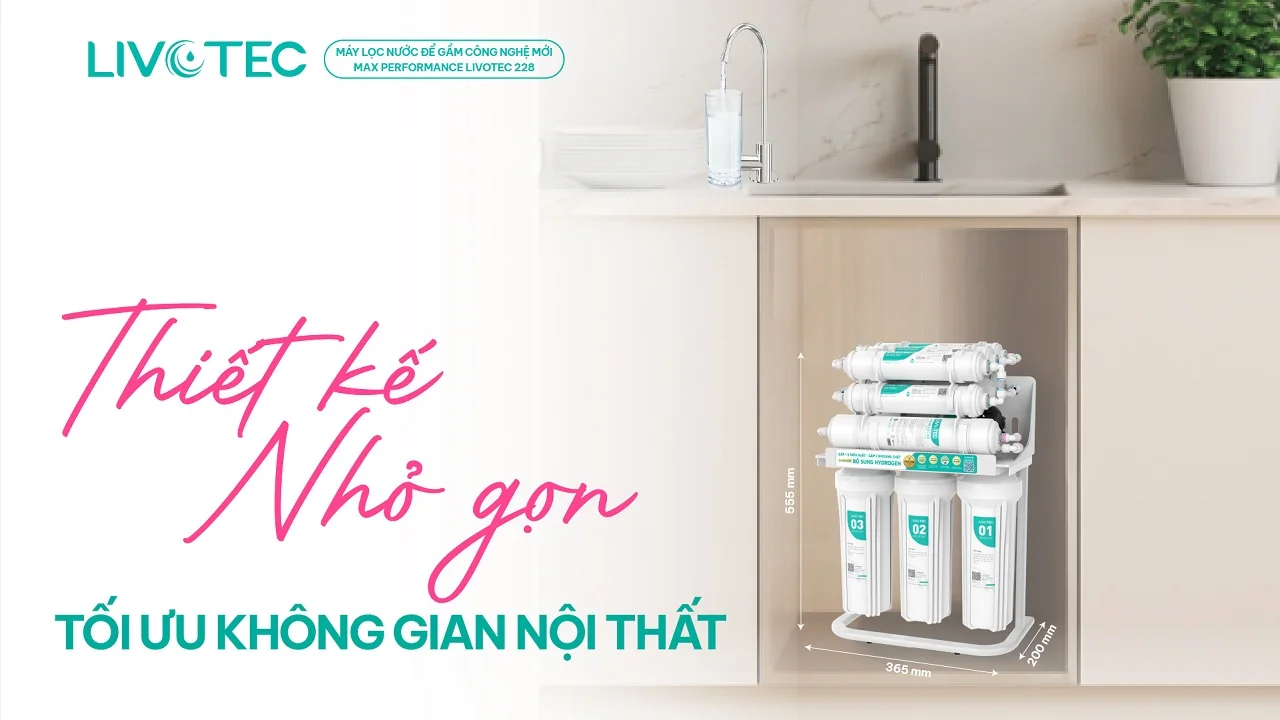 Máy lọc nước để gầm Livotec 228