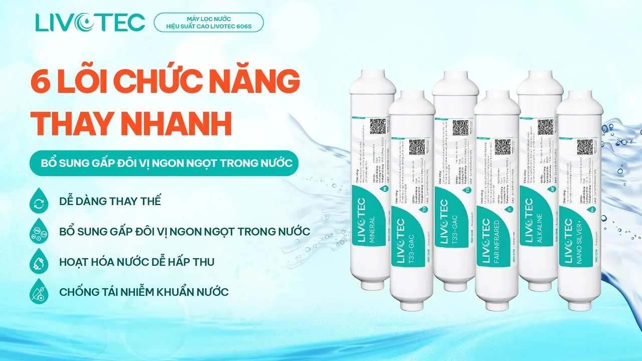 Máy lọc nước RO Livotec 606S