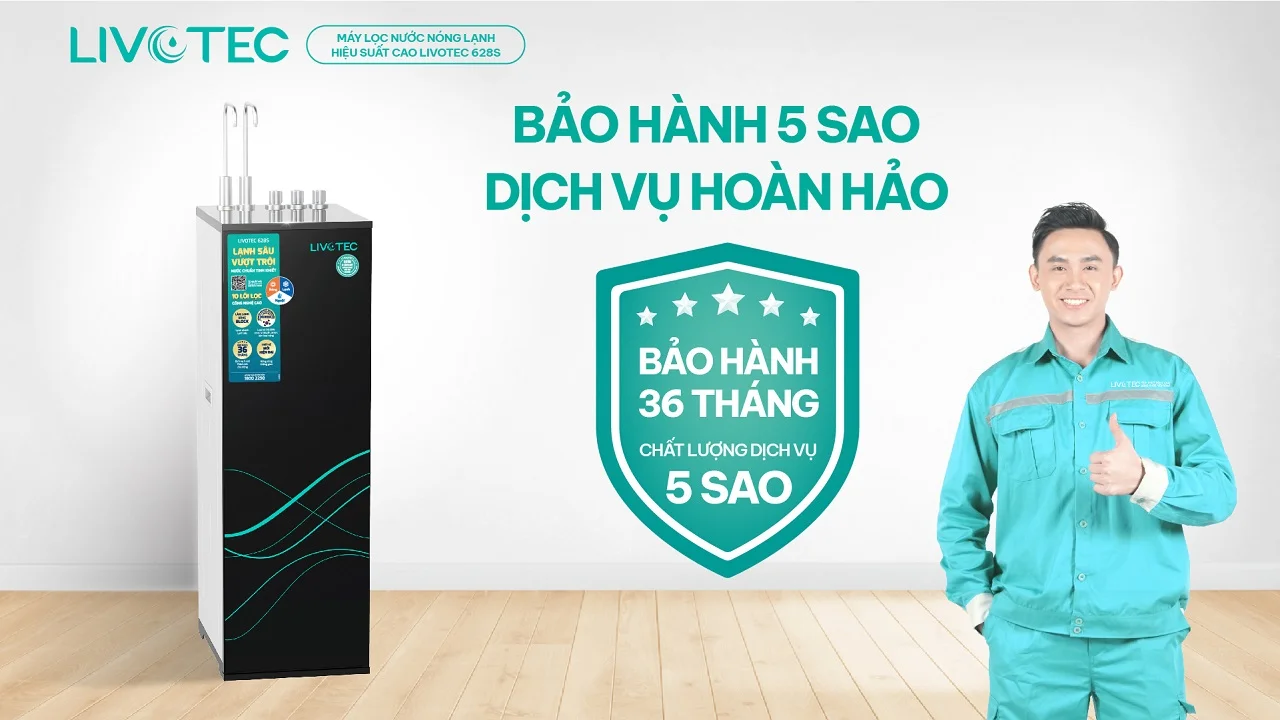 Máy lọc nước nóng lạnh Livotec 628S