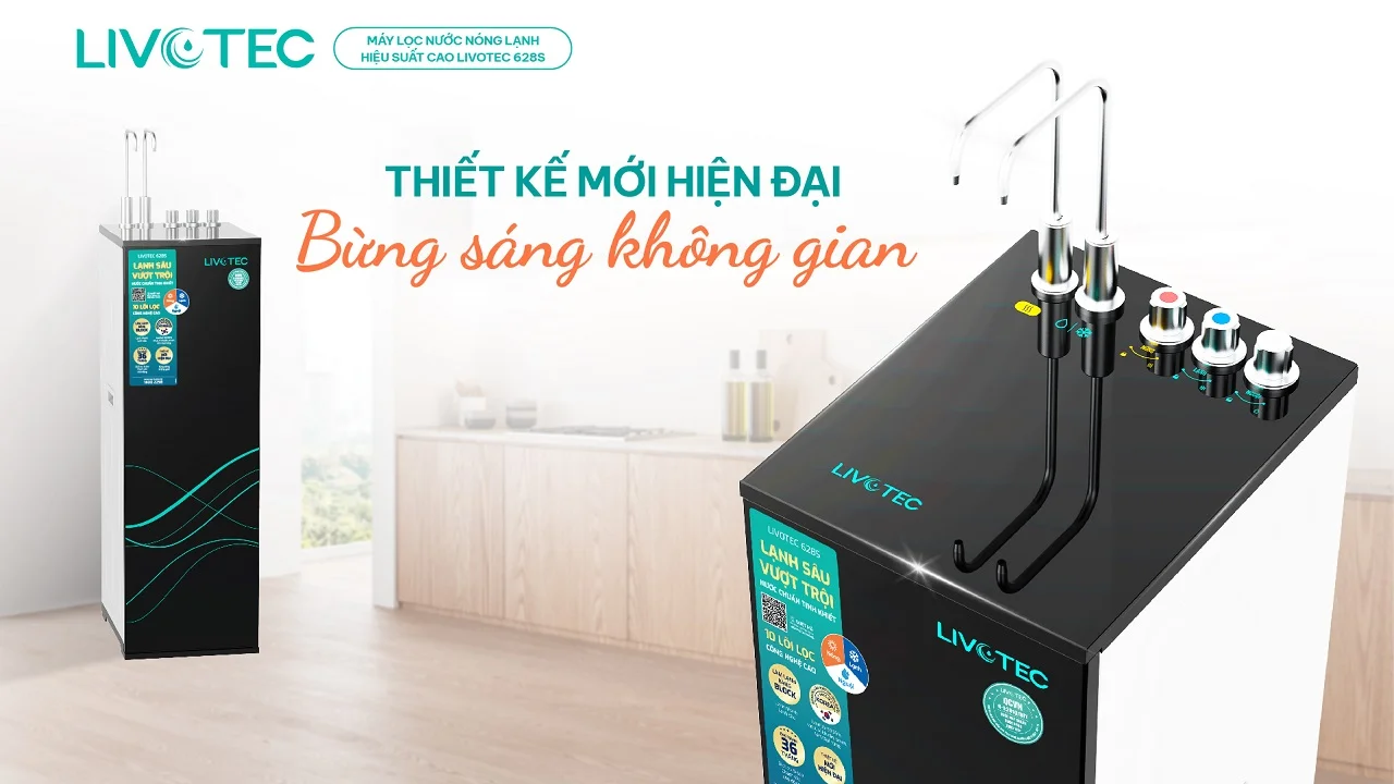 Máy lọc nước nóng lạnh Livotec 628S
