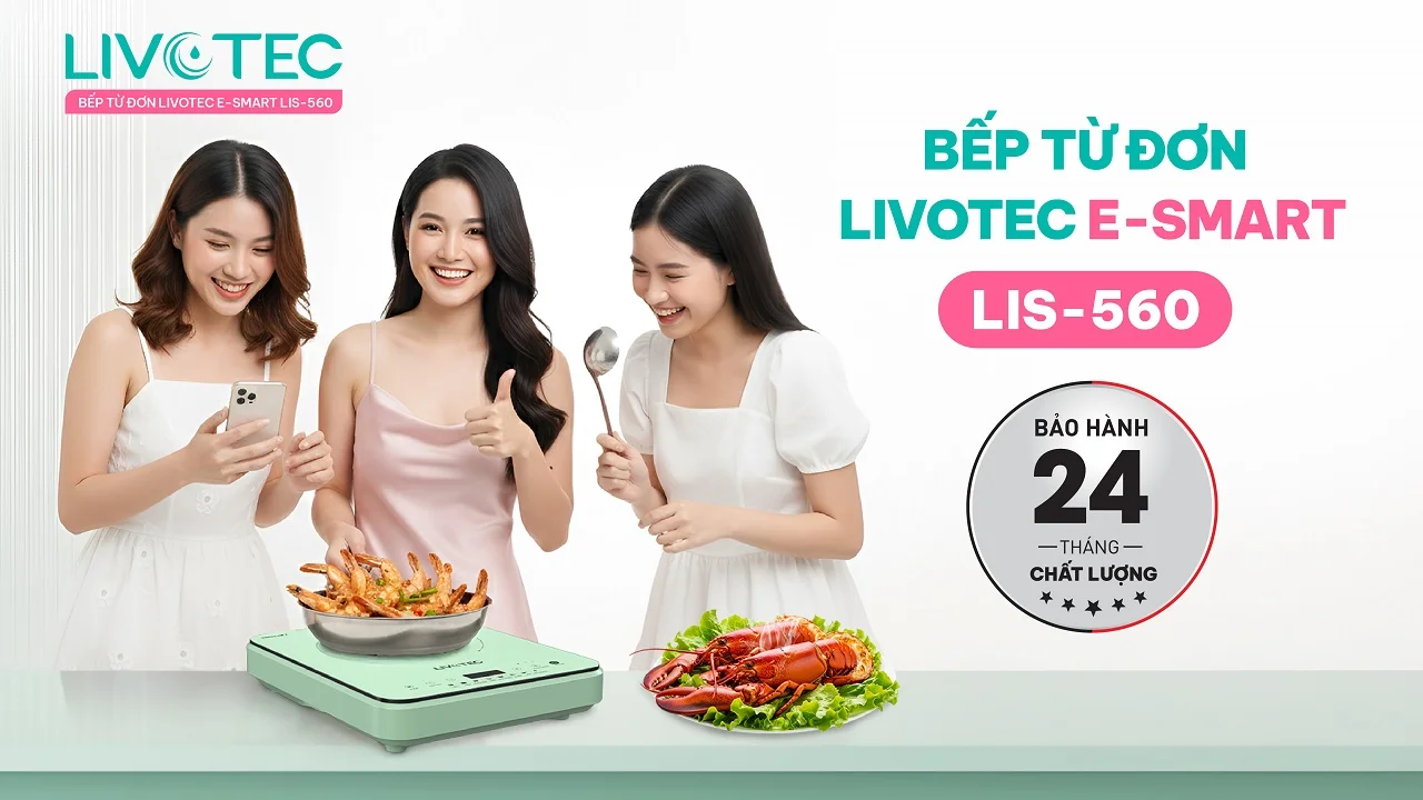 Bếp từ đơn Livotec E-Smart LIS-560