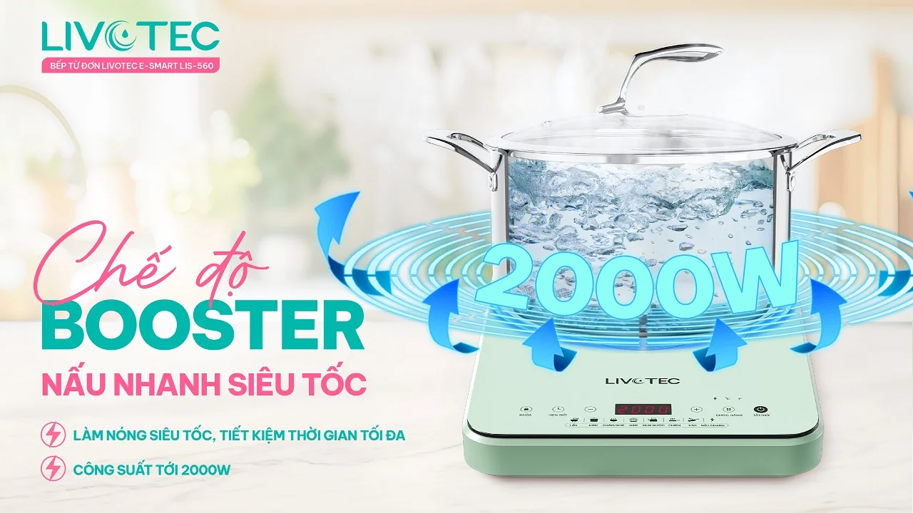 Bếp từ đơn Livotec E-Smart LIS-560