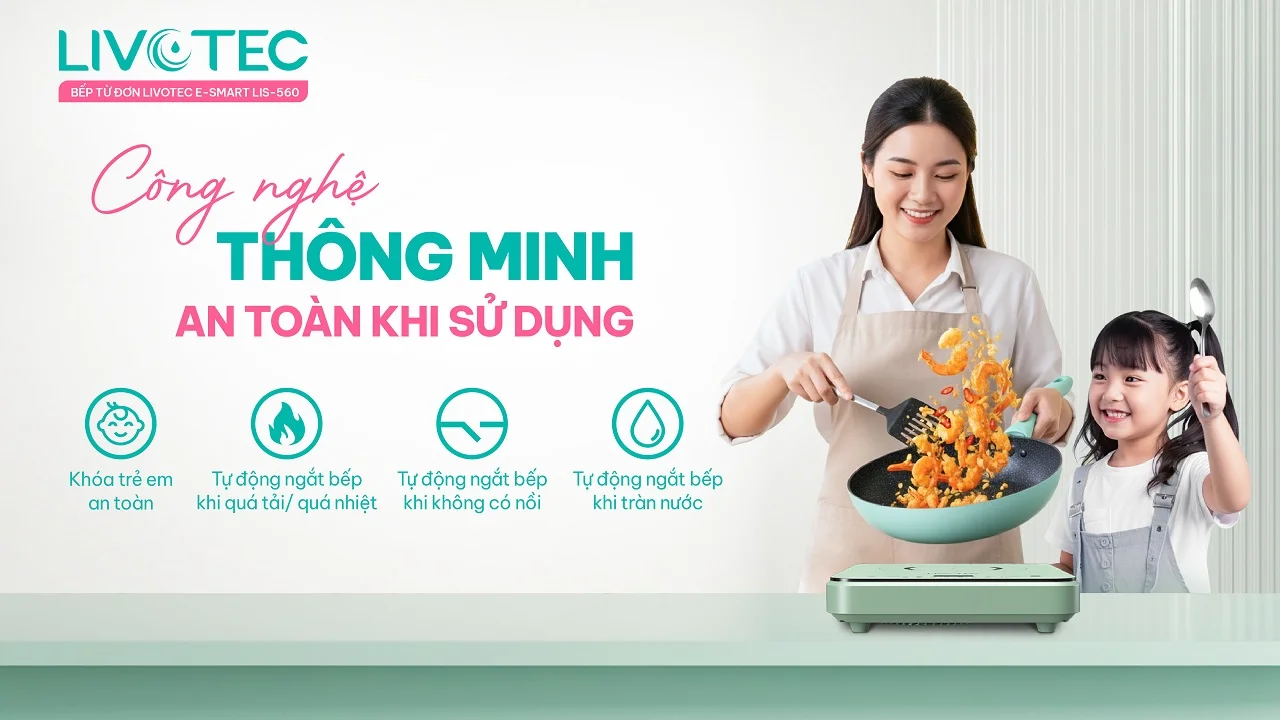 Bếp từ đơn Livotec E-Smart LIS-560