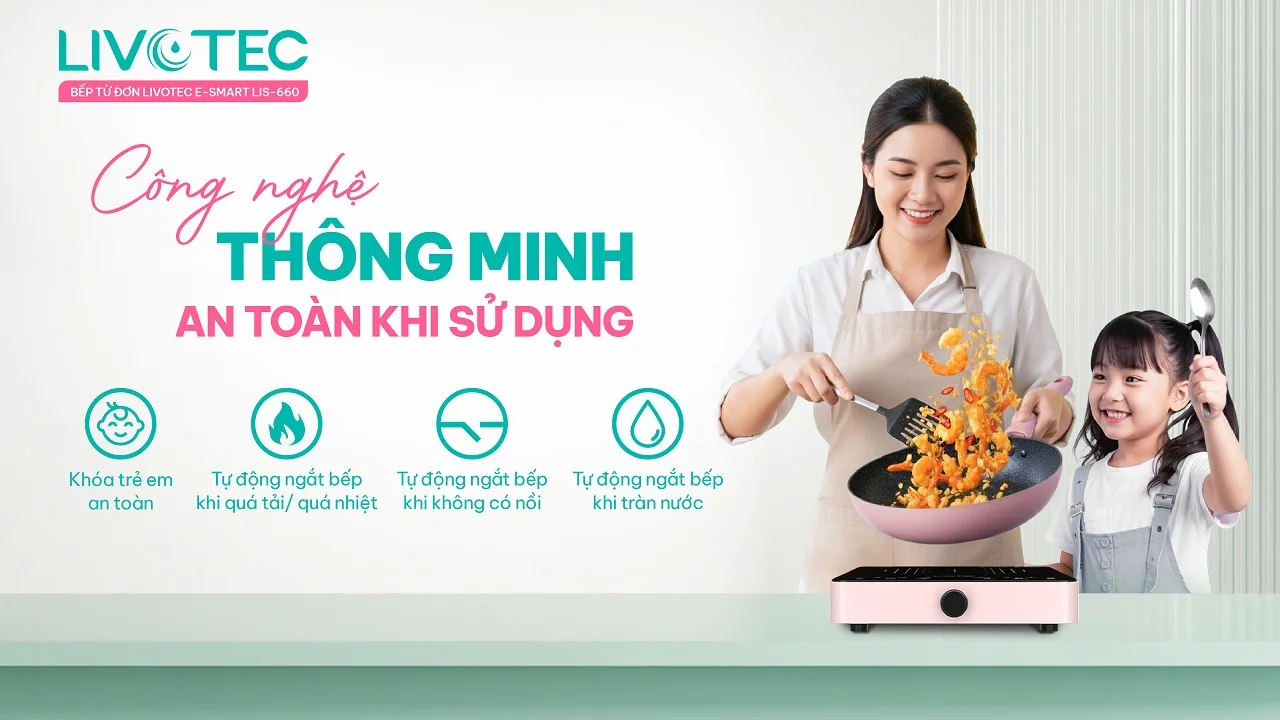 Bếp từ đơn Livotec E-Smart LIS-660