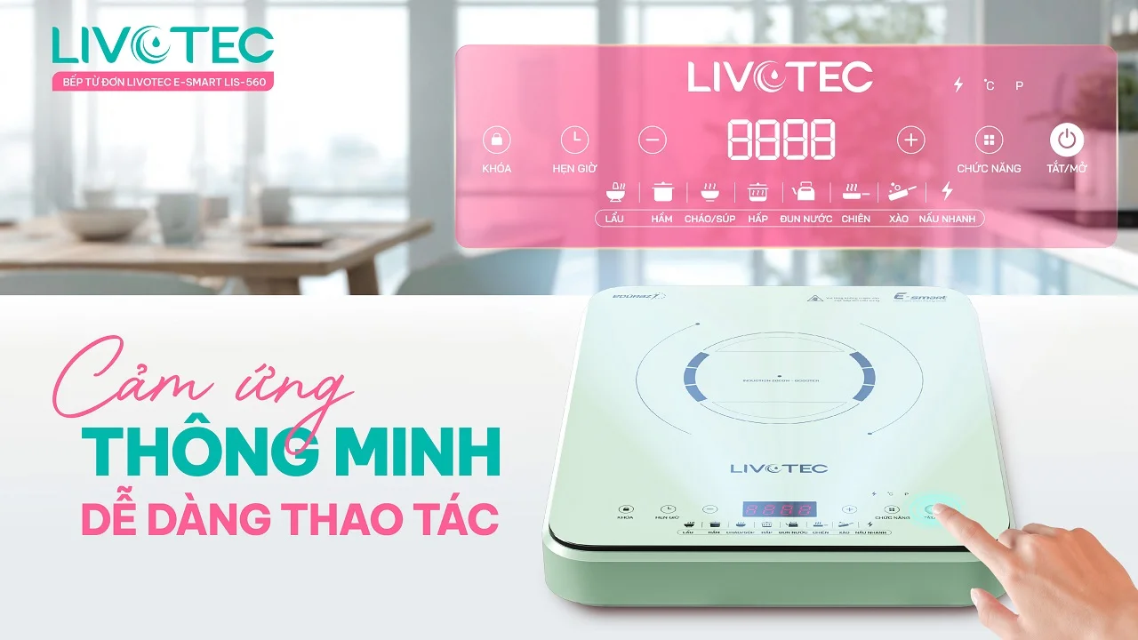 Bếp từ đơn Livotec E-Smart LIS-560