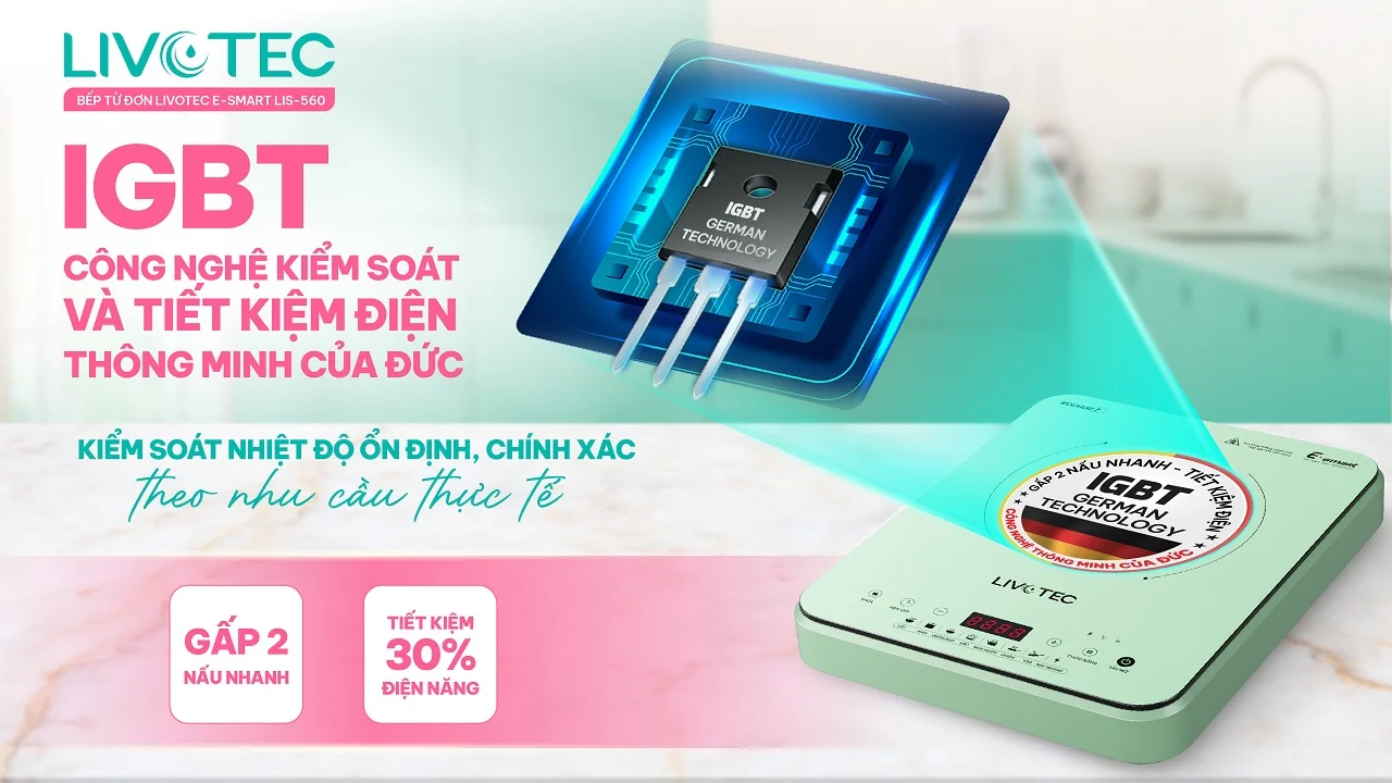 Bếp từ đơn Livotec E-Smart LIS-560