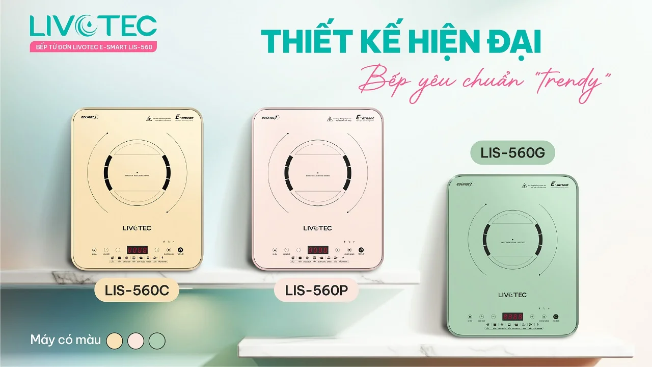 Bếp từ đơn Livotec E-Smart LIS-560