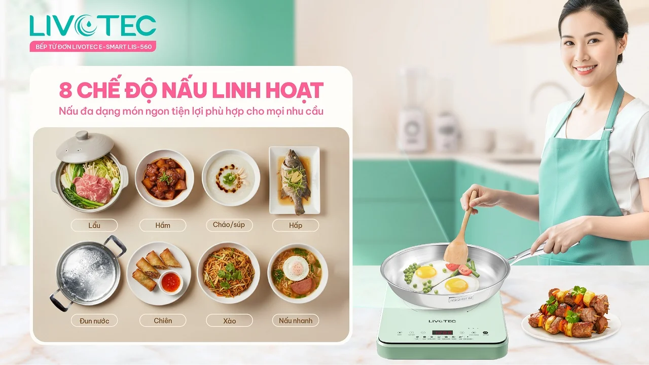 Bếp từ đơn Livotec E-Smart LIS-560