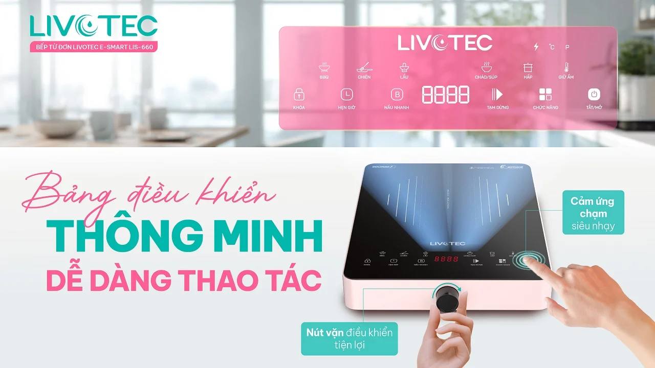 Bếp từ đơn Livotec E-Smart LIS-660