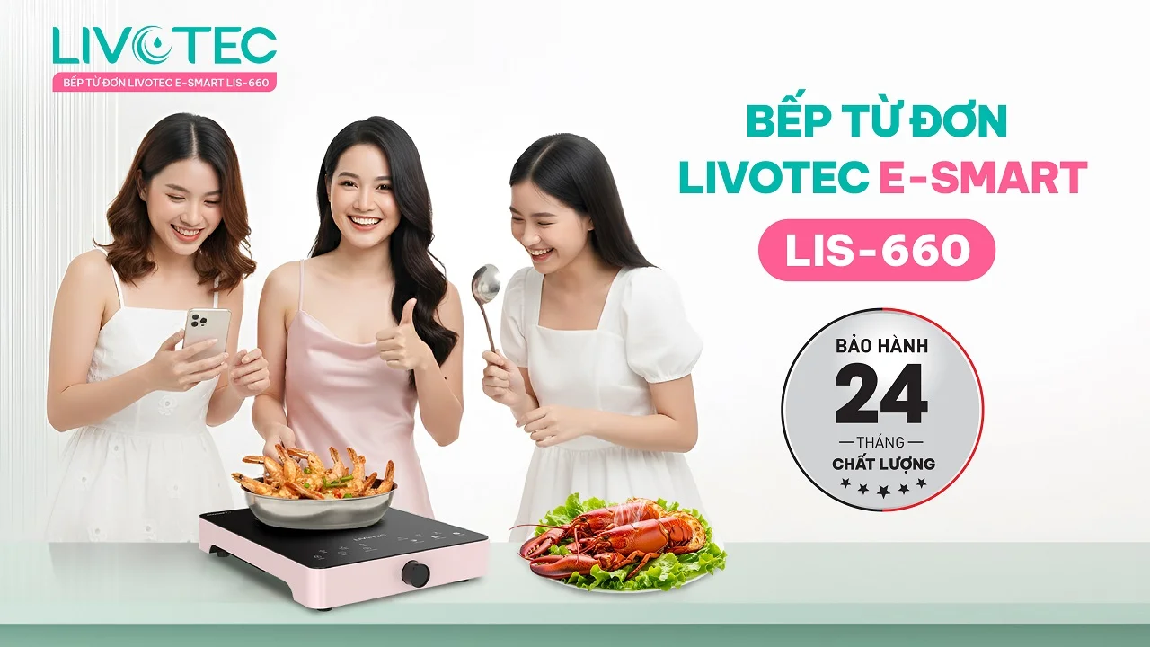 Bếp từ đơn Livotec E-Smart LIS-660