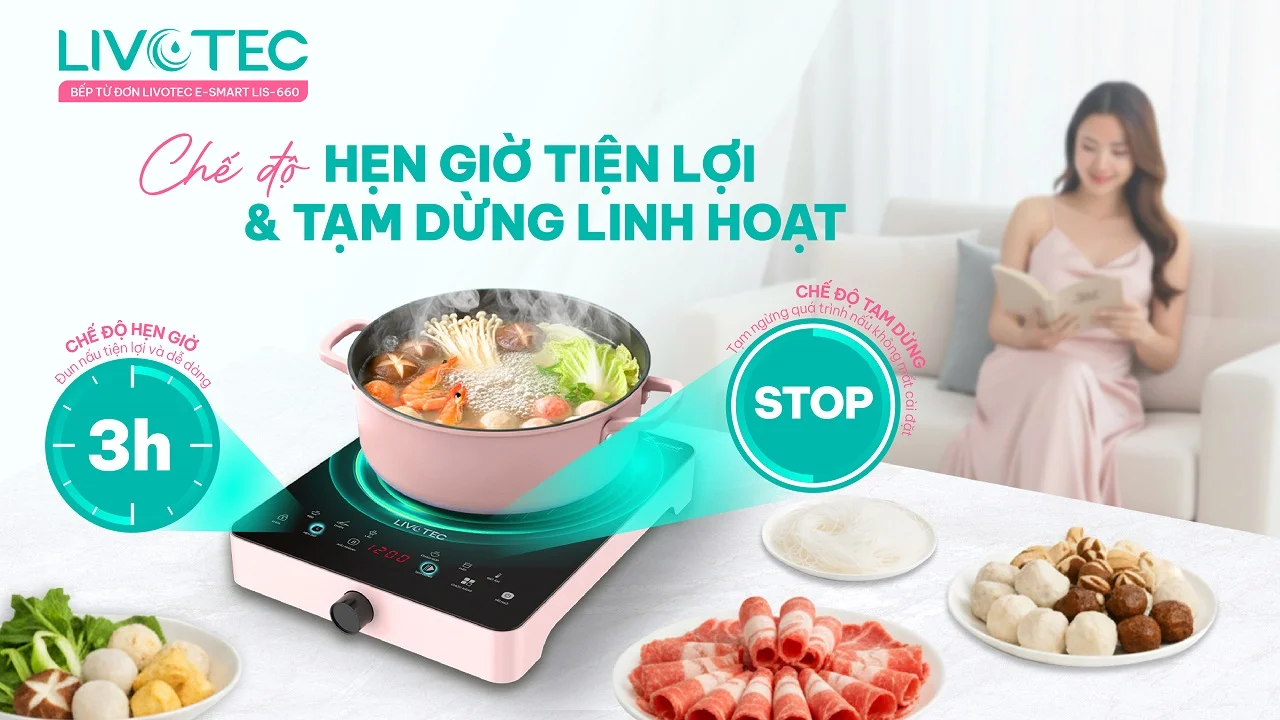Bếp từ đơn Livotec E-Smart LIS-660