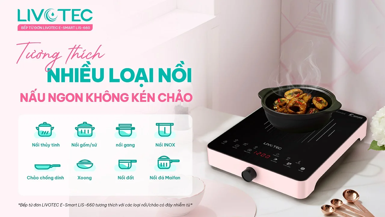Bếp từ đơn Livotec E-Smart LIS-660