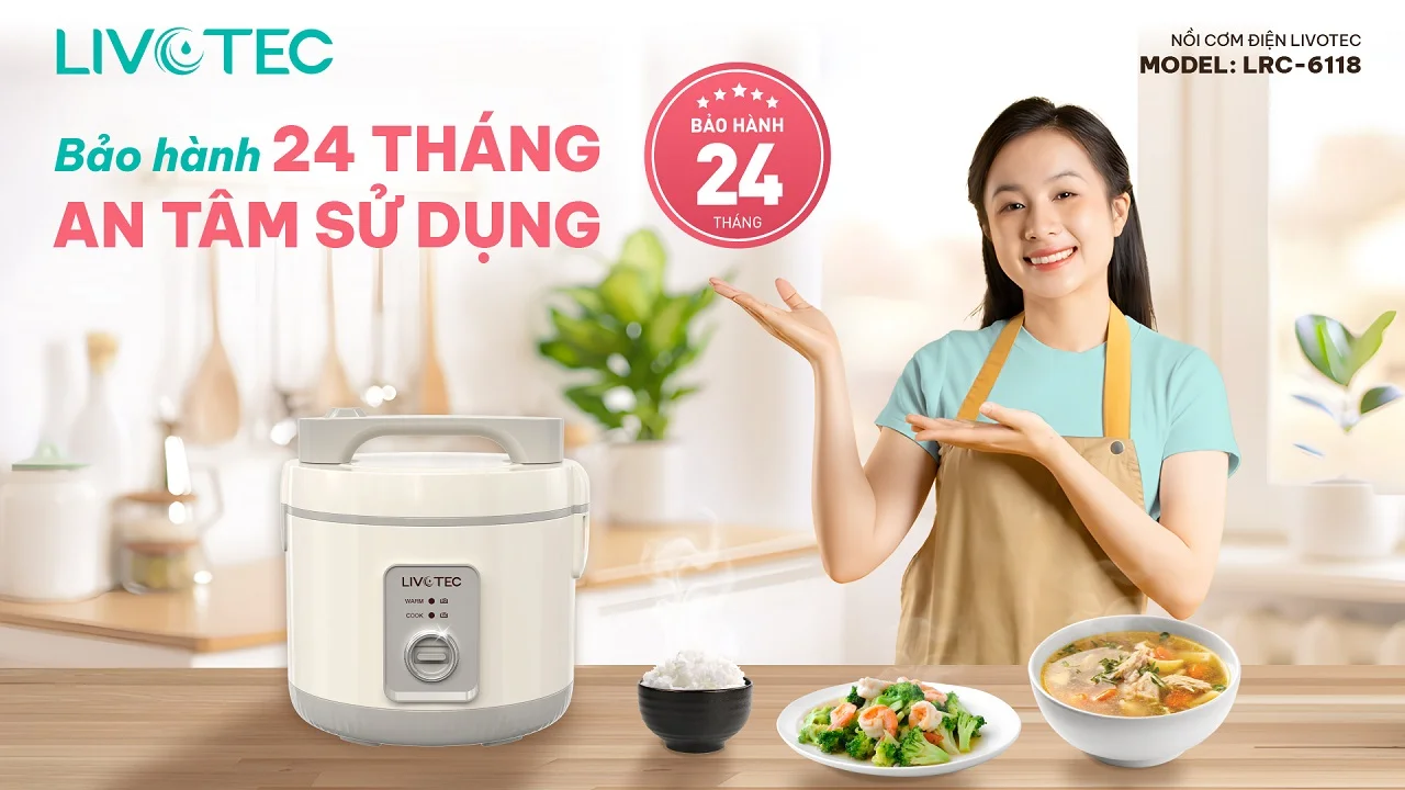 Nồi cơm điện Livotec LRC-6118