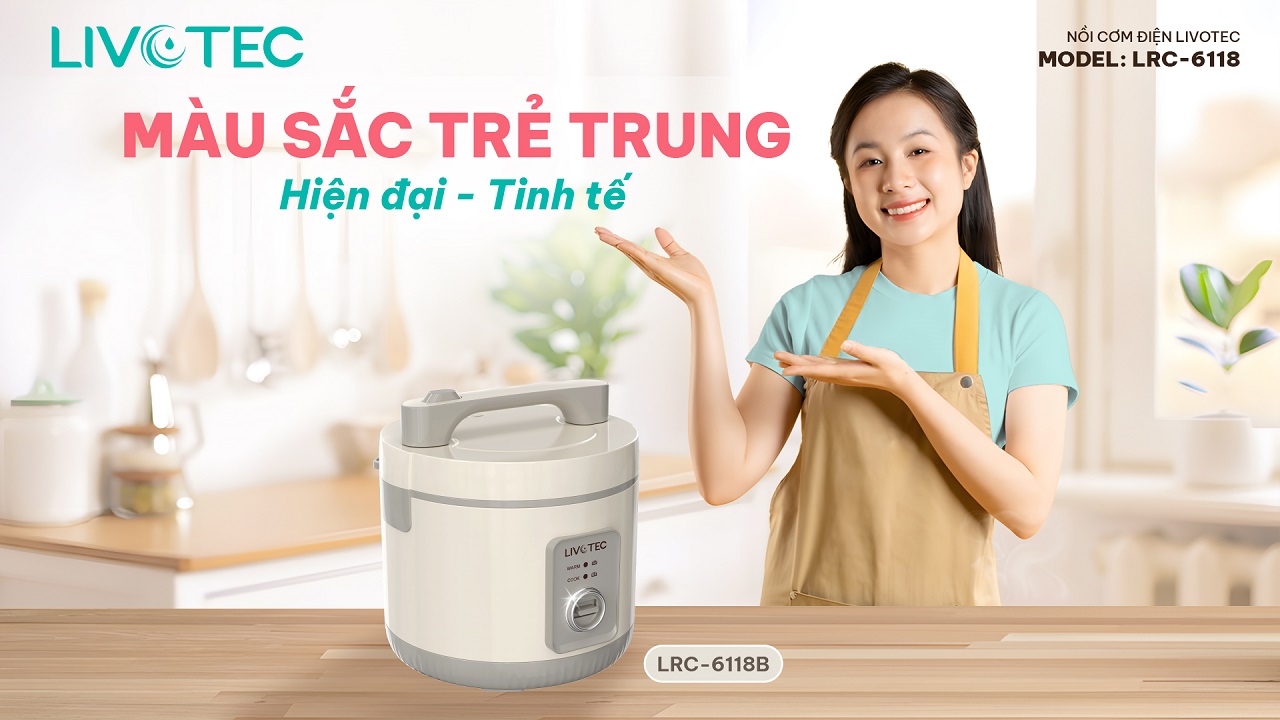 Nồi cơm điện Livotec LRC-6118