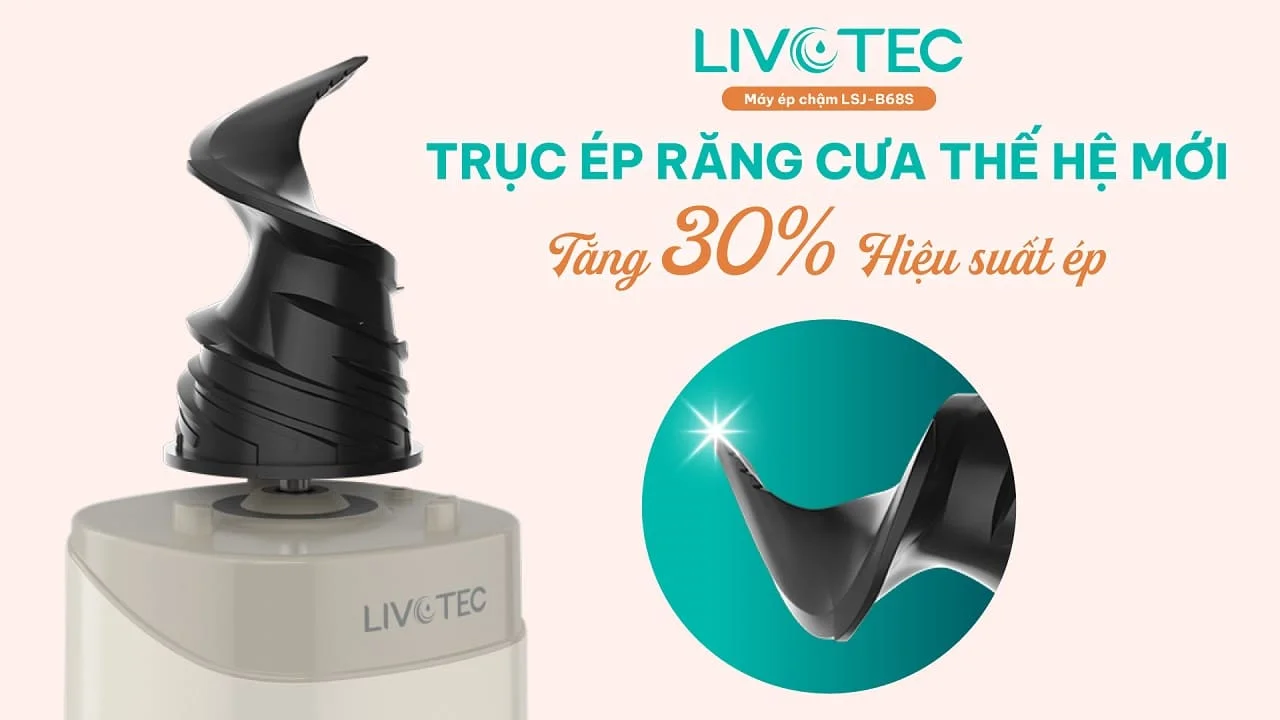 Máy ép chậm Livotec LSJ-B68S