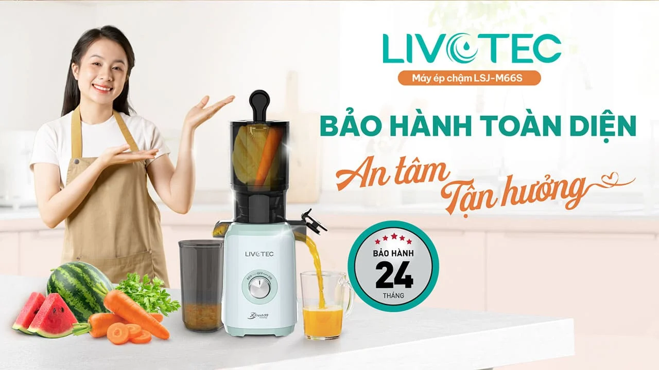 Máy ép chậm Livotec LSJ-M66S