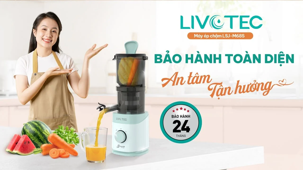 Máy ép chậm Livotec LSJ-M68S
