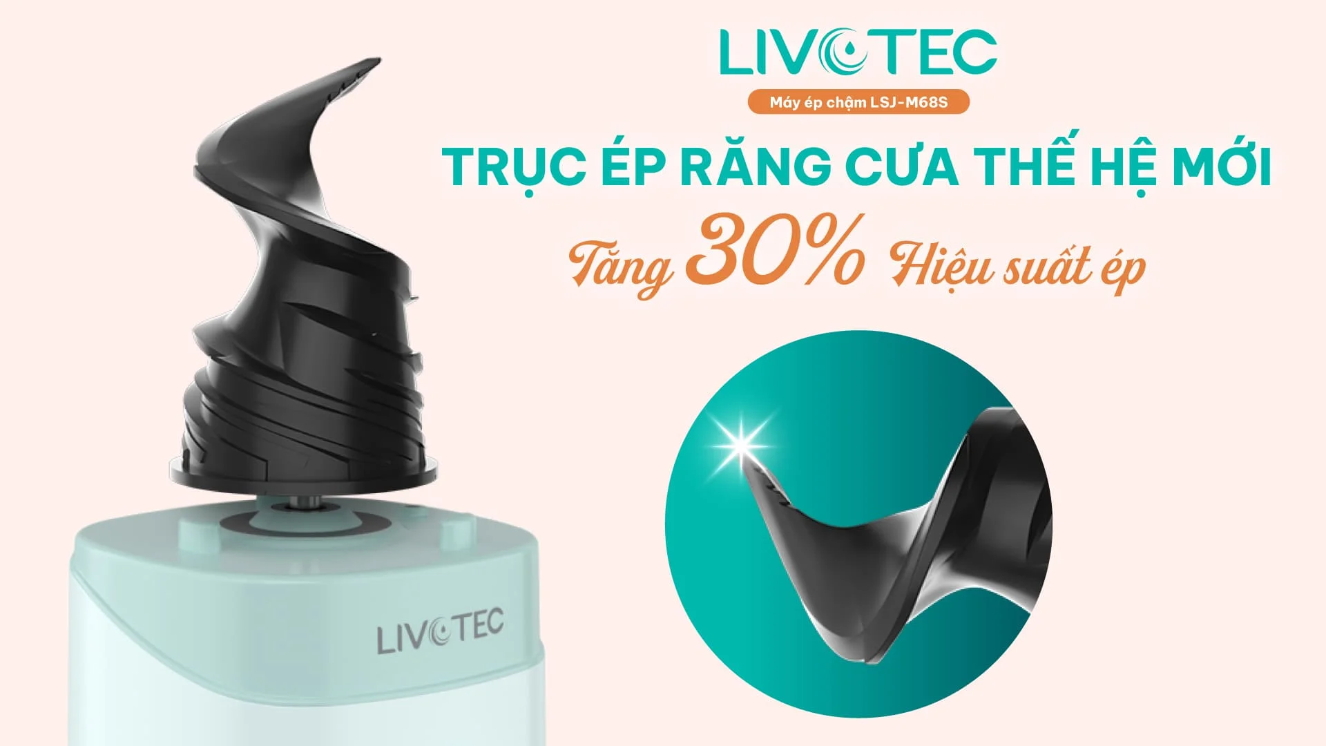 Máy ép chậm Livotec LSJ-M68S