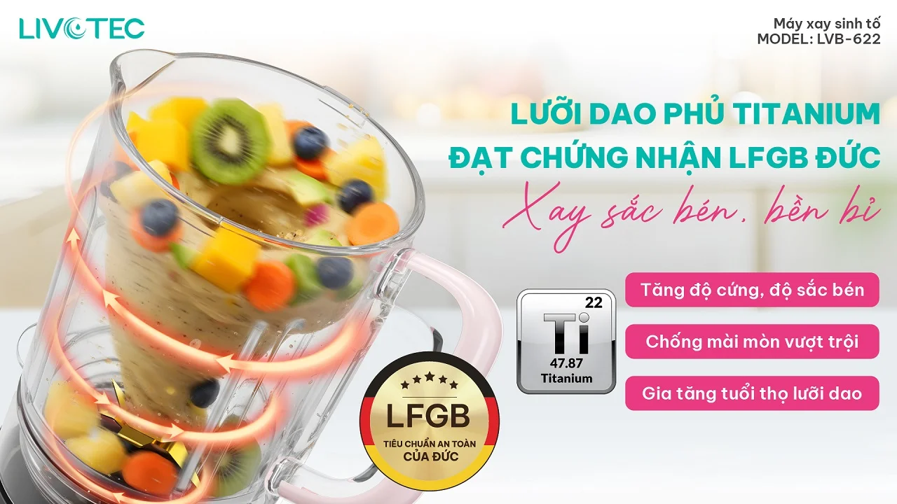 Máy xay sinh tố Livotec LVB-622