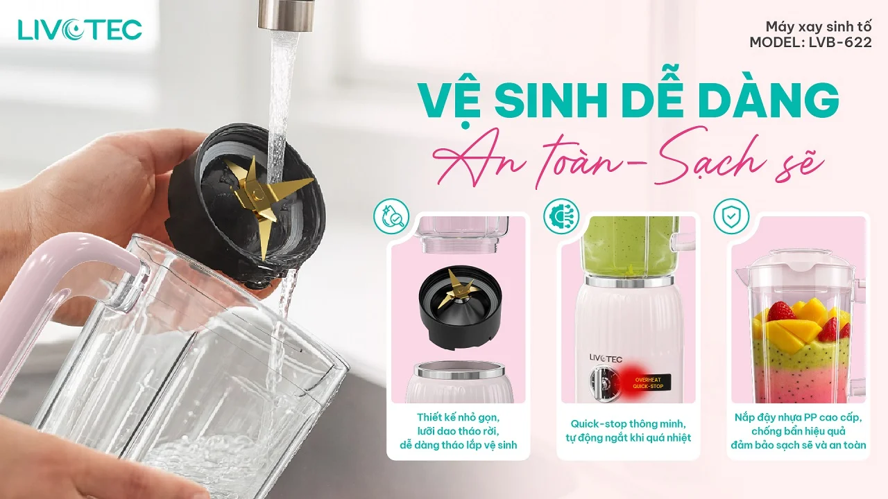 Máy xay sinh tố Livotec LVB-622