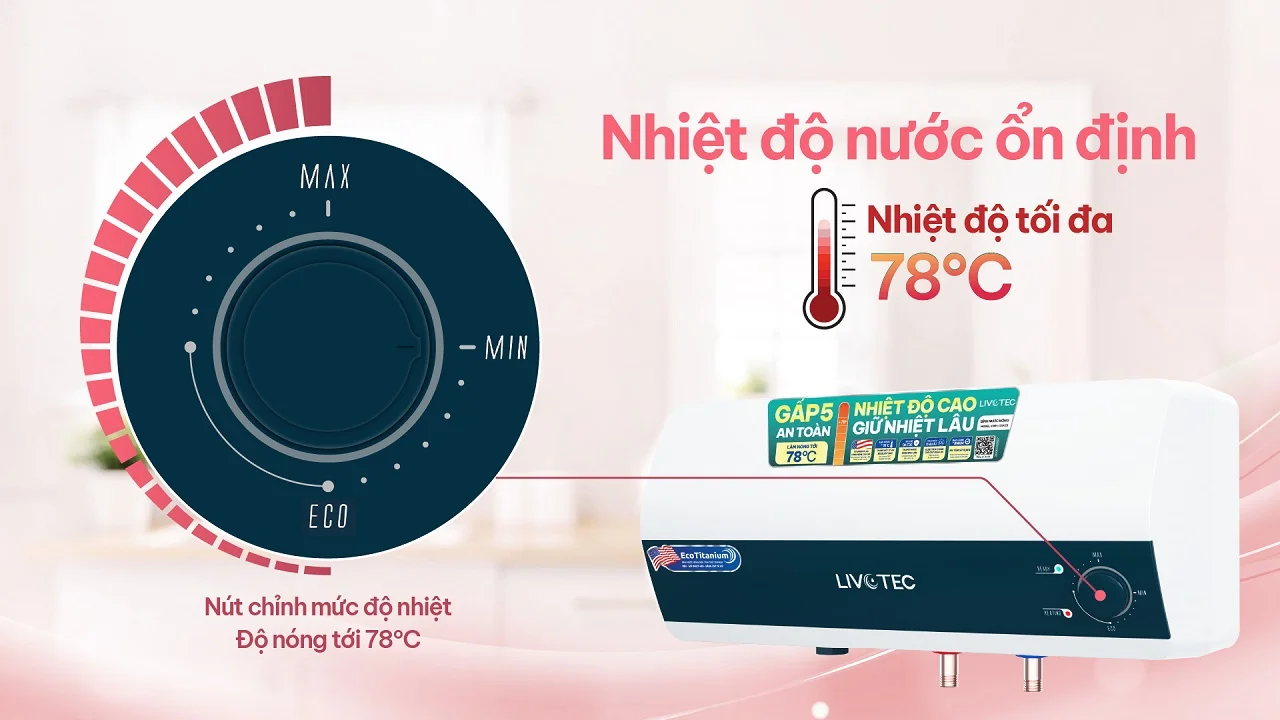 Bình nước nóng gián tiếp Livotec LWH-I20A25