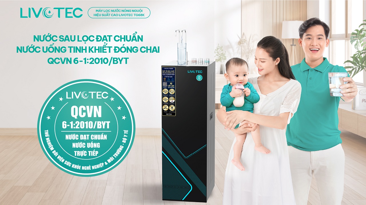 Máy lọc nước nóng nguội Livotec TG68K