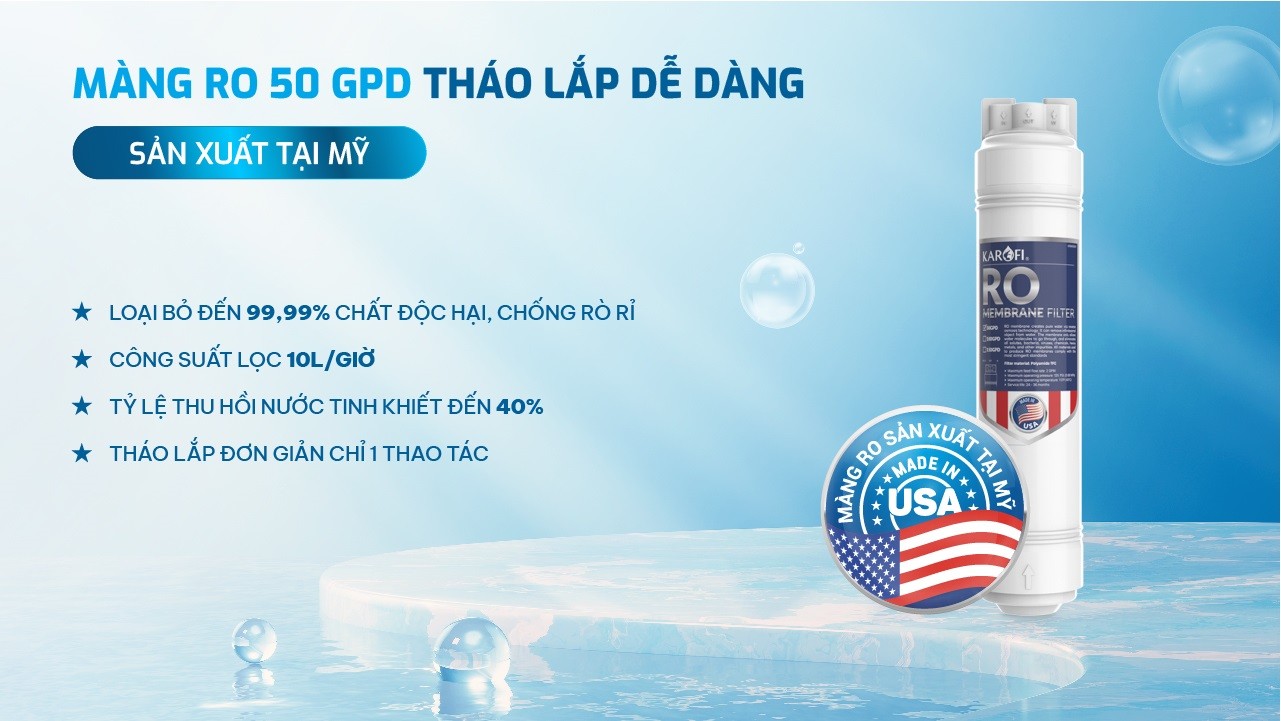 Máy lọc nước RO Karofi KAQ-C08