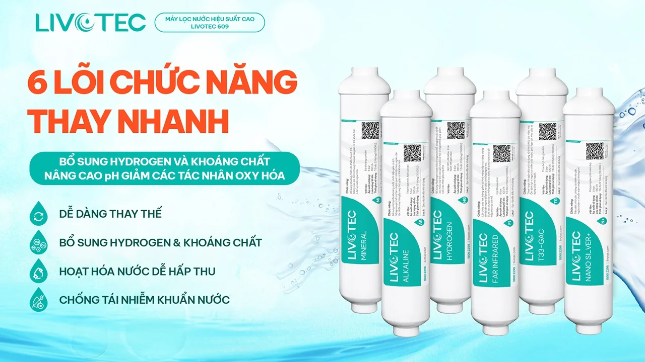 Máy lọc nước RO Livotec 609