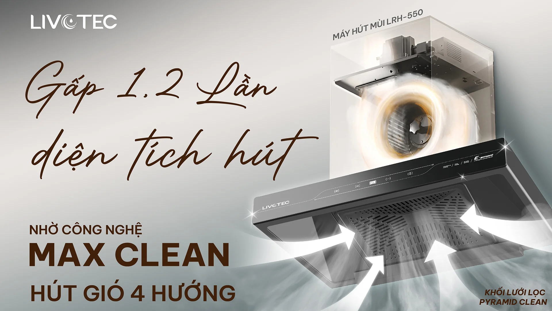 Máy hút mùi Livotec E-smart LRH-550