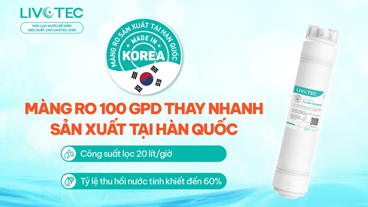 Máy lọc nước RO Livotec 216S