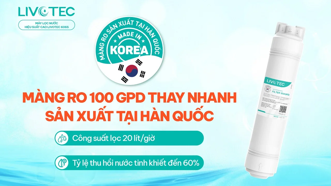 Máy lọc nước RO Livotec 606S